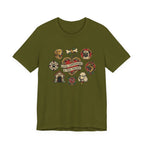 Dog Tattoo Flash T-Shirt — "Loyal Companions & True Friends" Graphic Tee