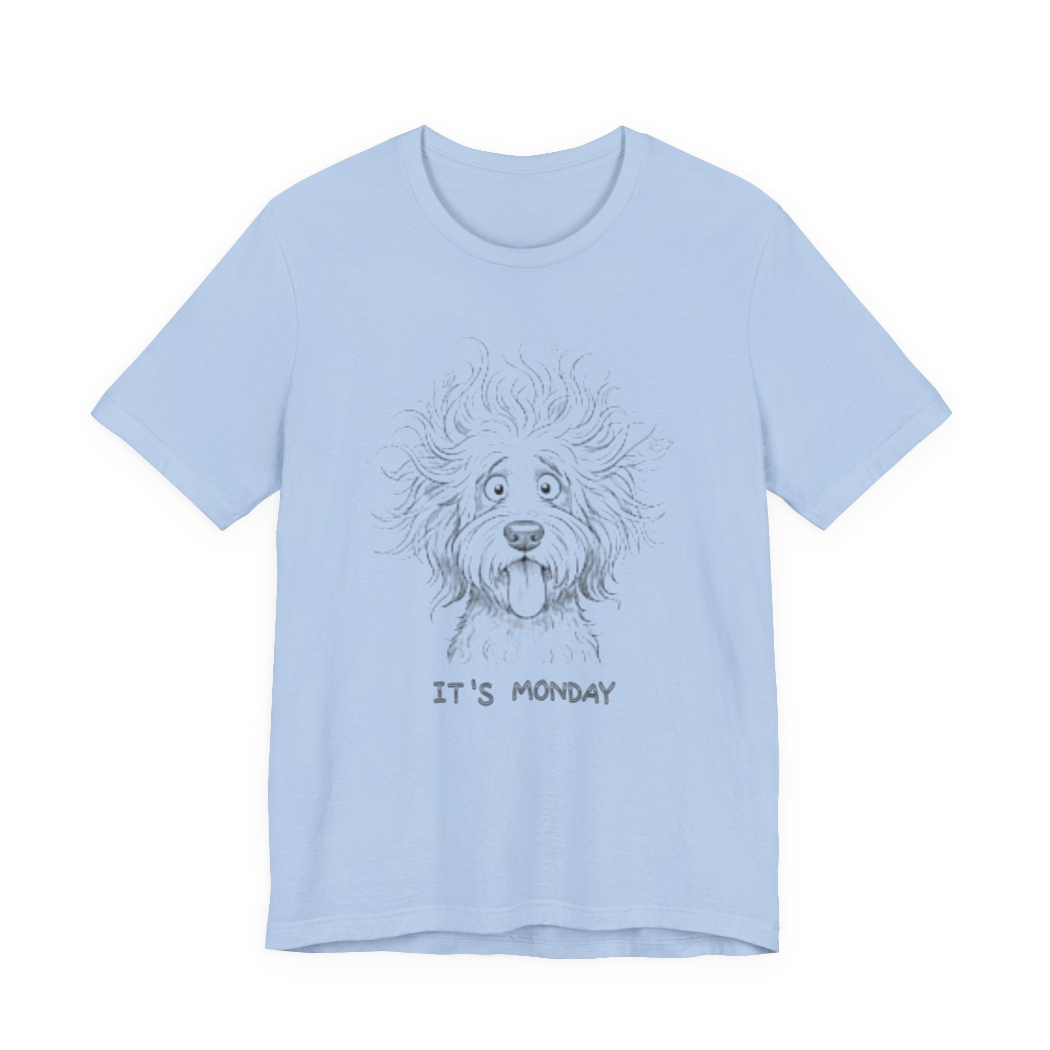 It's Monday Dog T-Shirt — Funny Tired Pup Graphic Tee
