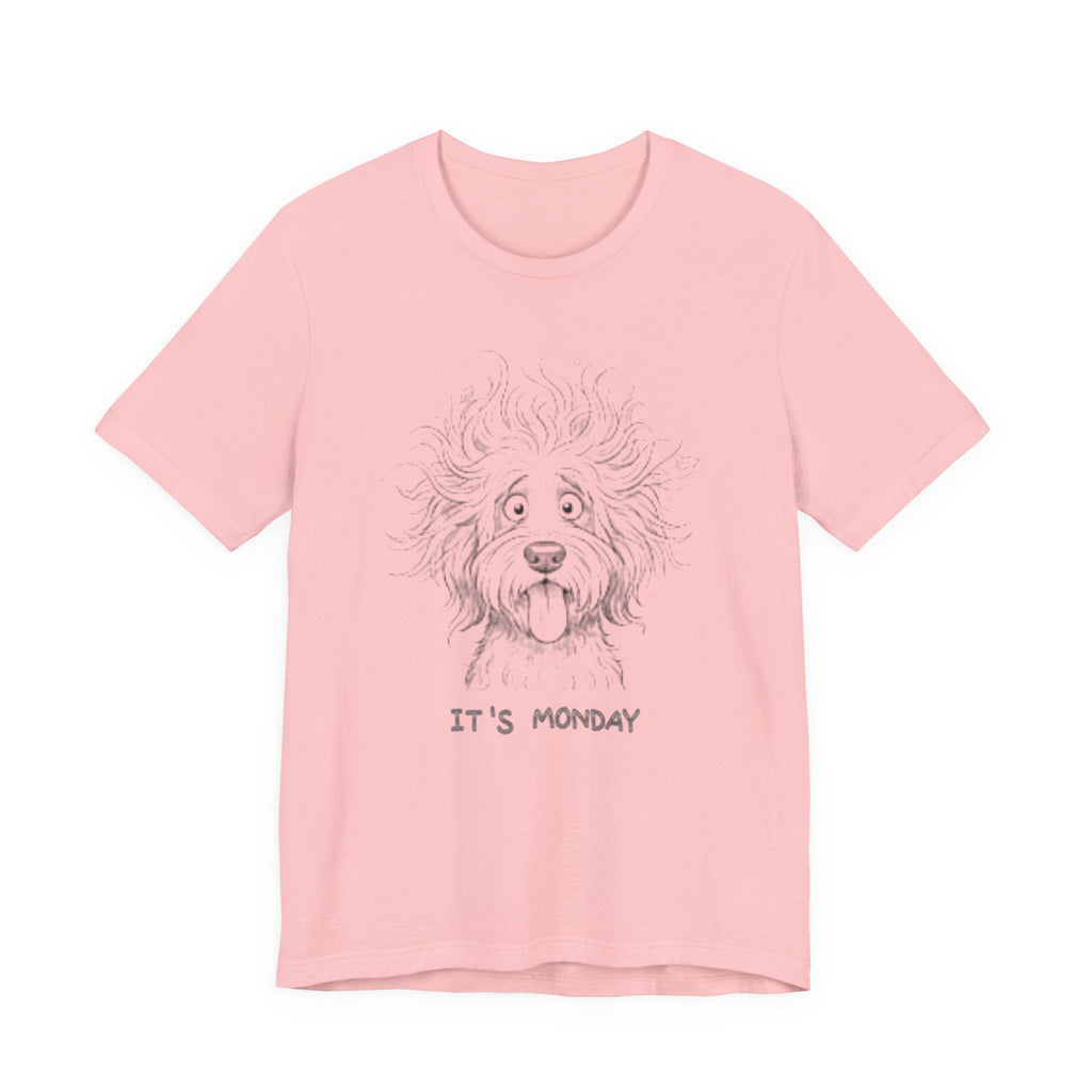 It's Monday Dog T-Shirt — Funny Tired Pup Graphic Tee