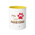 I Love My Maine Coon Mug — 11oz Accent Coffee Cup for Cat Lovers