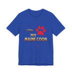 I Love My Maine Coon T-Shirt | Cat Paw Graphic Tee