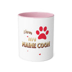 I Love My Maine Coon Mug — 11oz Accent Coffee Cup for Cat Lovers