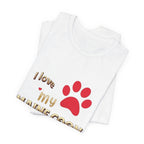 I Love My Maine Coon T-Shirt | Cat Paw Graphic Tee