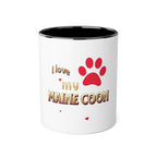 I Love My Maine Coon Mug — 11oz Accent Coffee Cup for Cat Lovers