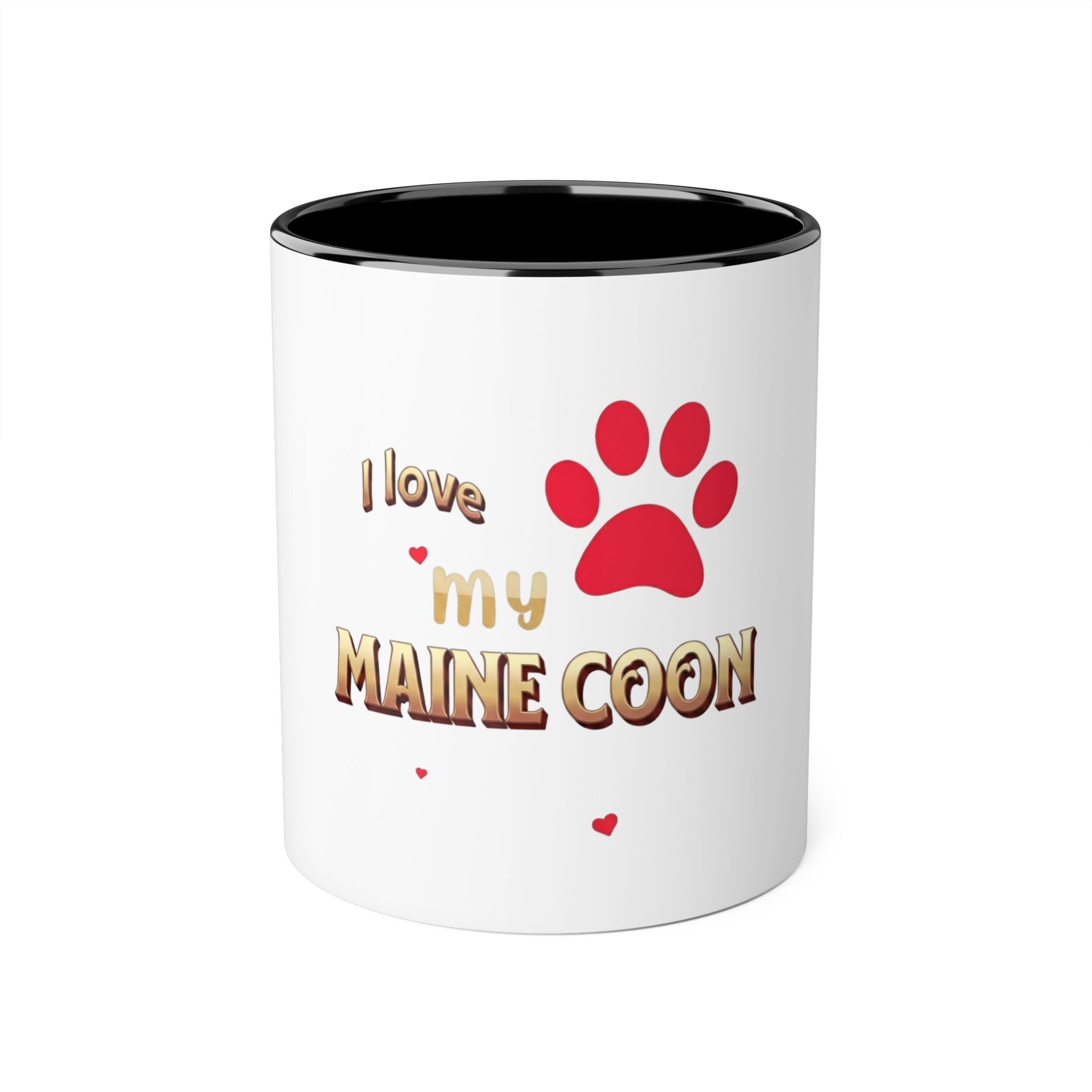 I Love My Maine Coon Mug — 11oz Accent Coffee Cup for Cat Lovers