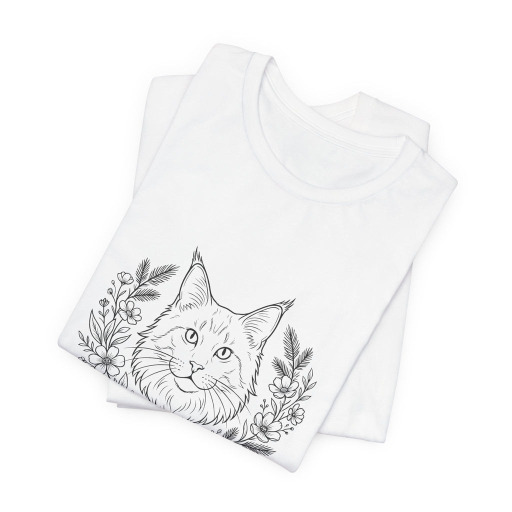Maine Coon Cat T-Shirt — "I Love My Maine Coon" Graphic Tee