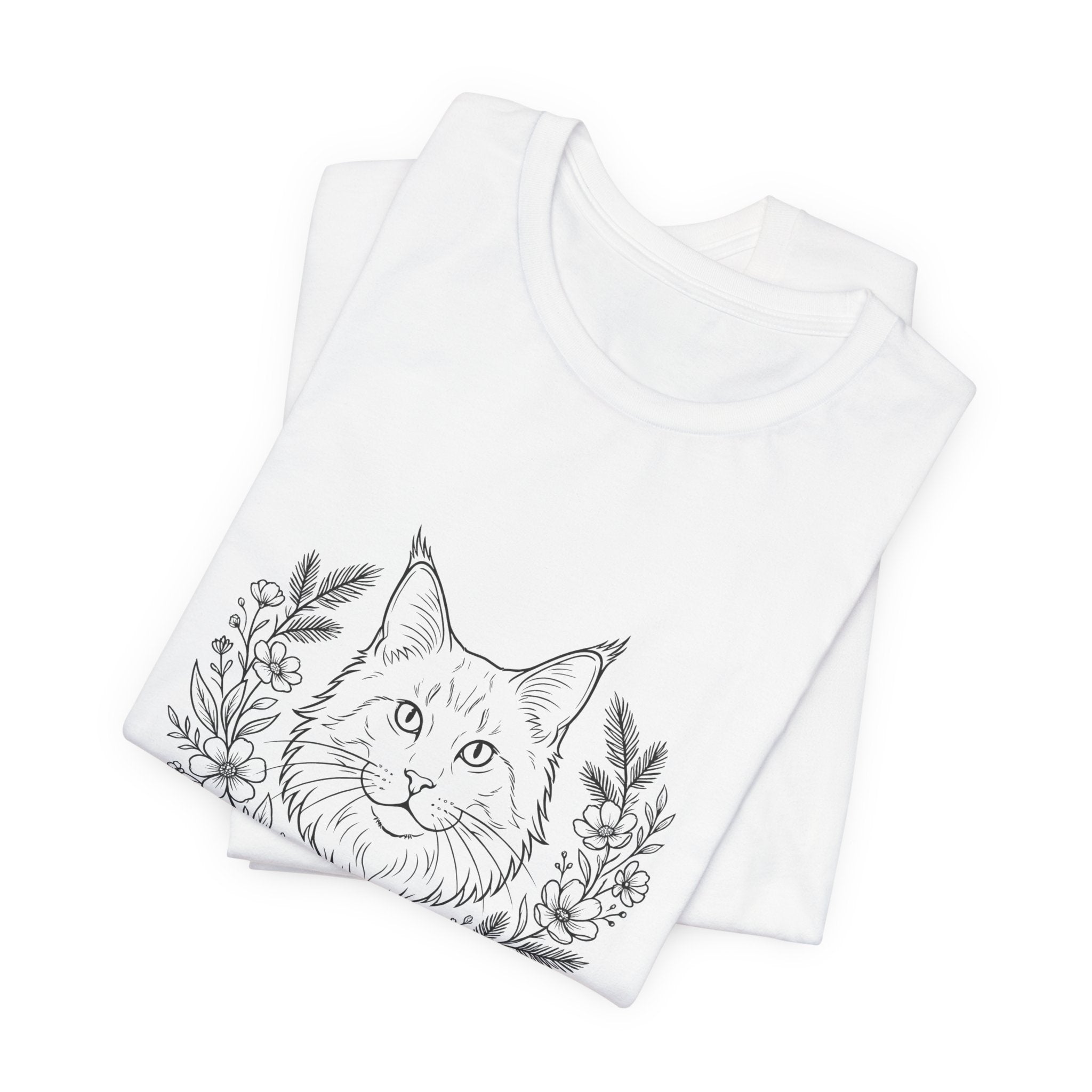 Maine Coon Cat T-Shirt — "I Love My Maine Coon" Graphic Tee