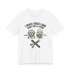 Dog Groomer T‑Shirt – "I Make Dogs Look Good for a Living" Before & After Tee