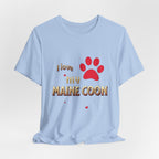 I Love My Maine Coon T-Shirt | Cat Paw Graphic Tee