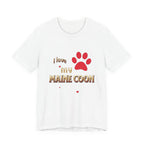 I Love My Maine Coon T-Shirt | Cat Paw Graphic Tee