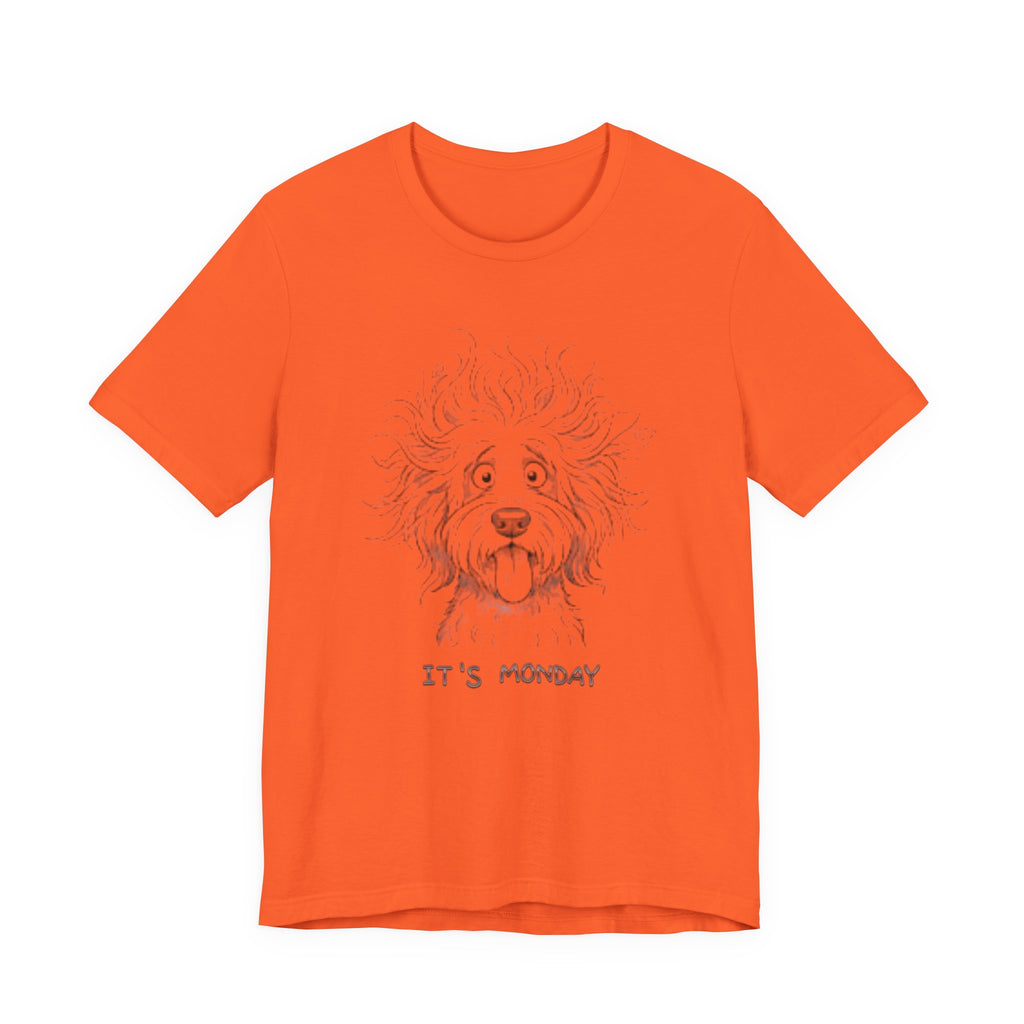 It's Monday Dog T-Shirt — Funny Tired Pup Graphic Tee
