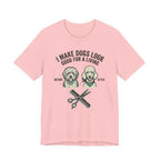 I Make Dogs Look Good For A Living T-Shirt | Dog Groomer Before After Design