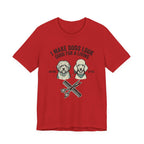 Dog Groomer T‑Shirt – "I Make Dogs Look Good for a Living" Before & After Tee