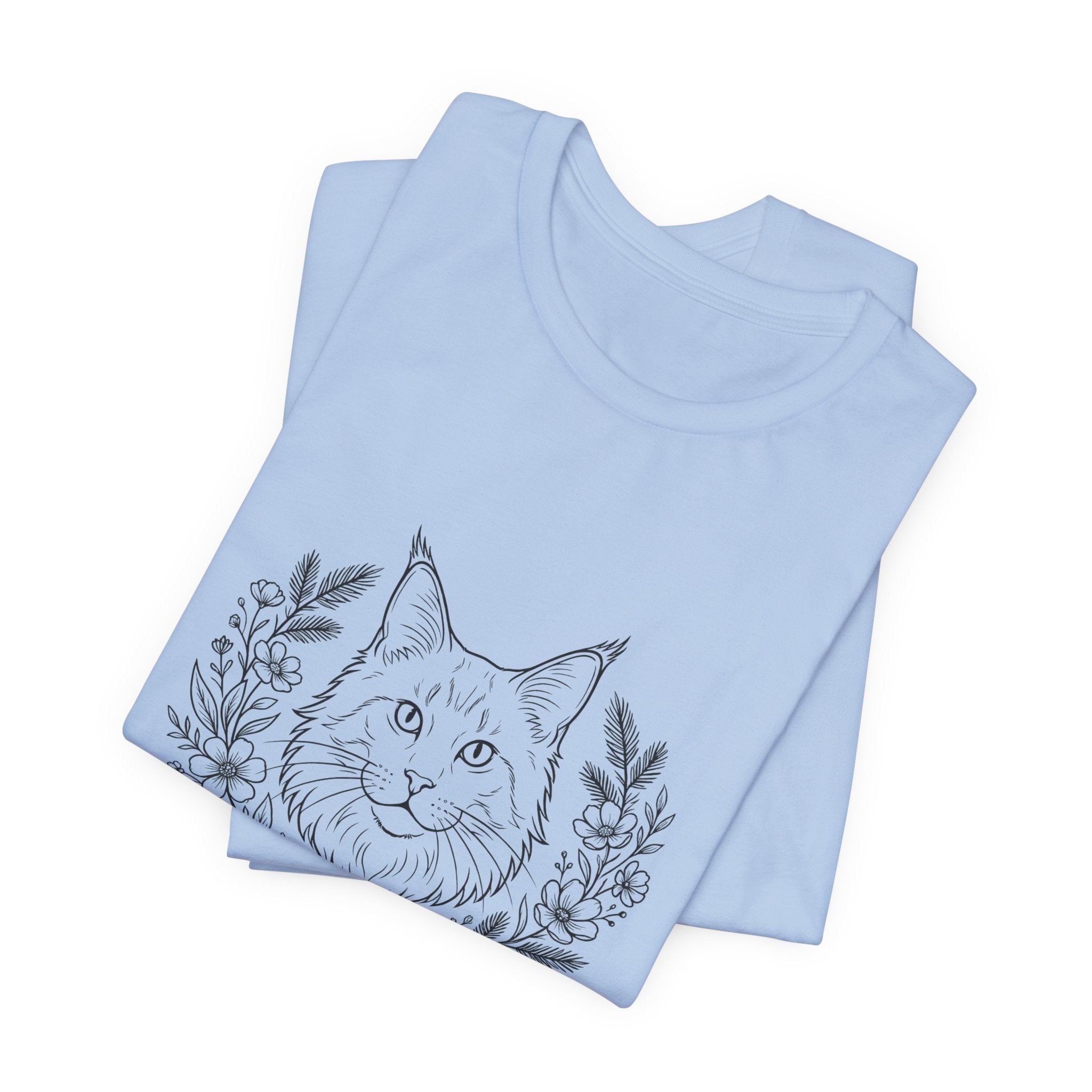 Maine Coon Cat T-Shirt — "I Love My Maine Coon" Graphic Tee