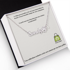 "Collier Signature "Lien Éternel" - Personnalisé avec le nom de votre chien".