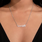 "Collier Signature "Lien Éternel" - Personnalisé avec le nom de votre chien".